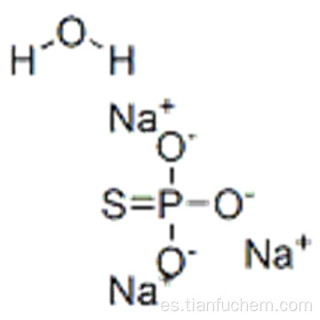 Ácido fosforotioico, sal trisódica, hidrato (8CI) CAS 10489-48-2